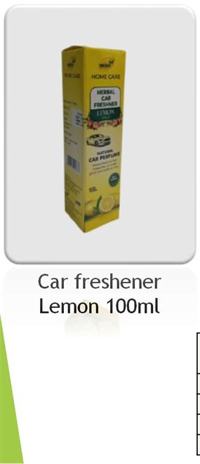 Lemon Car Perfume